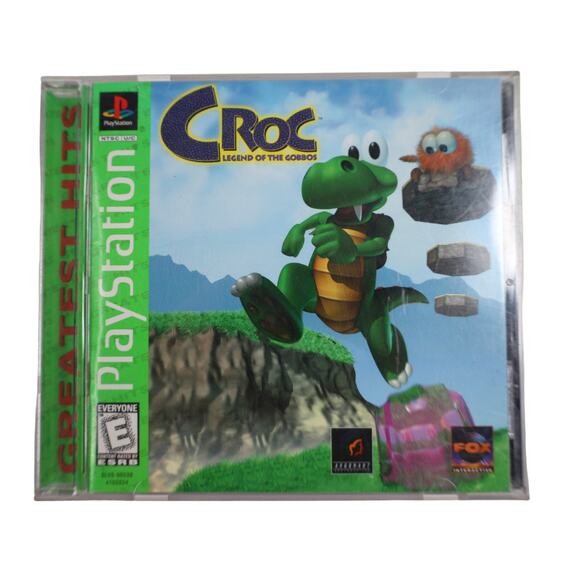 Vintage PlayStation 1 Croc Legend Of The Gobbos Video Game - Picture 1 of 5